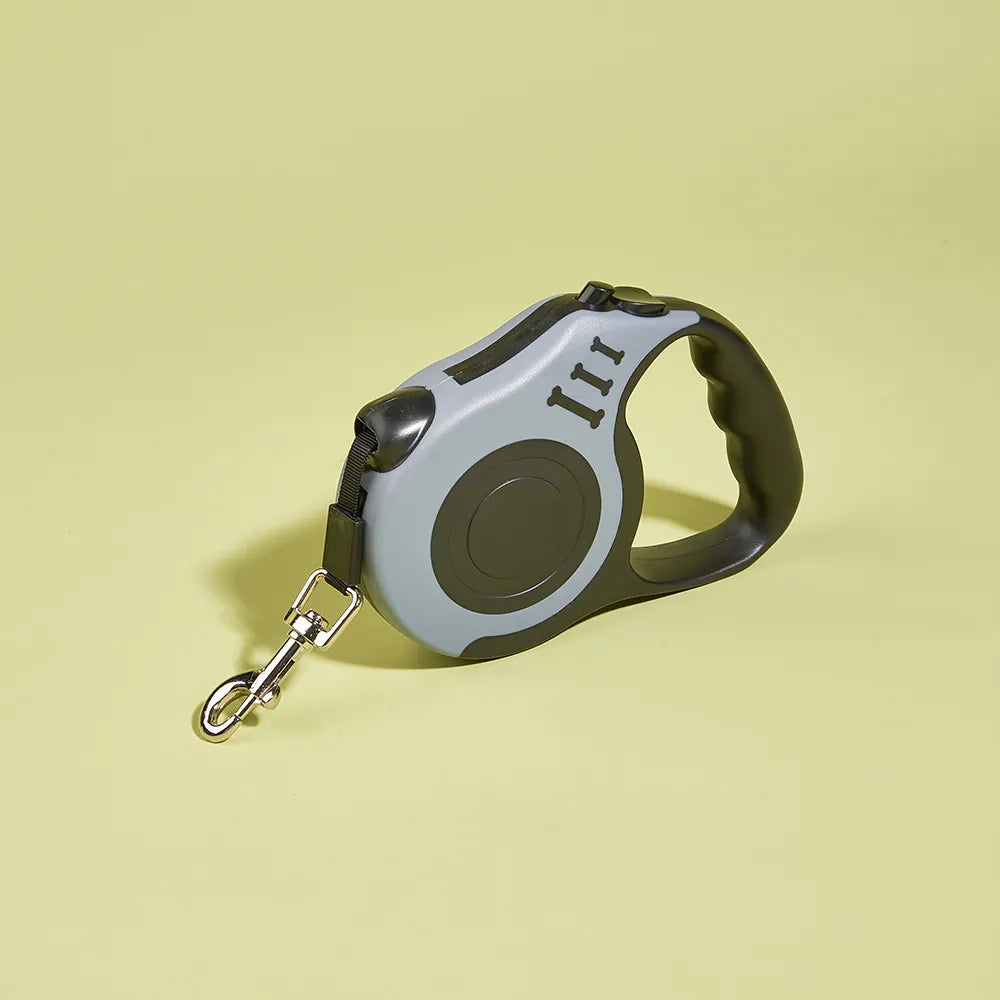 3M/5M Retractable Nylon Leash for Small Dogs & Cats – Durable, Tangle-Free for Walks & Adventures!
