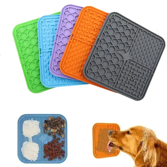 "Soothing Lick Mat – Silicone Plate for Calm Bathing & Smart Feeding
