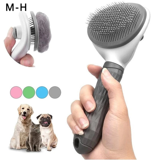 Self-Cleaning Grooming Brush – Tangle-Free Comfort for Dogs & Cats