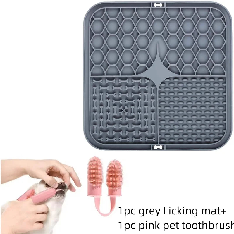 "Soothing Lick Mat β Silicone Plate for Calm Bathing & Smart Feeding