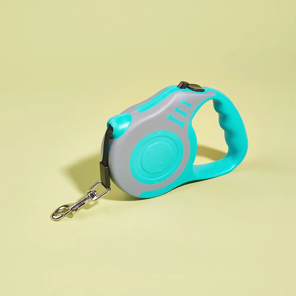 3M/5M Retractable Nylon Leash for Small Dogs & Cats – Durable, Tangle-Free for Walks & Adventures!