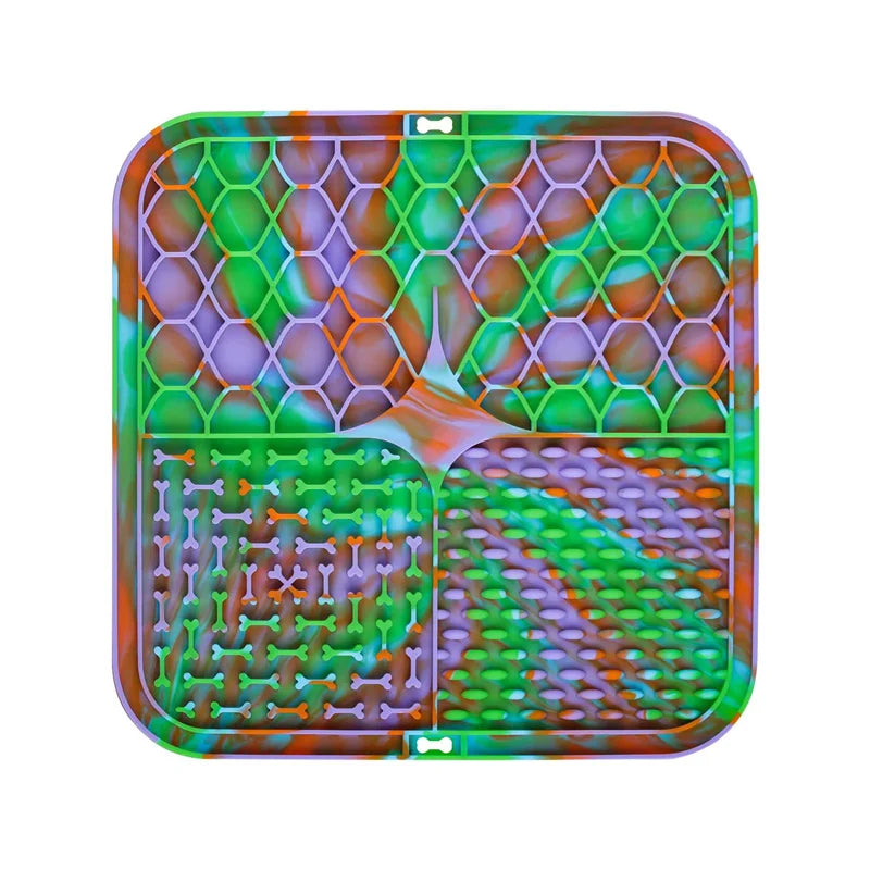 "Soothing Lick Mat β Silicone Plate for Calm Bathing & Smart Feeding