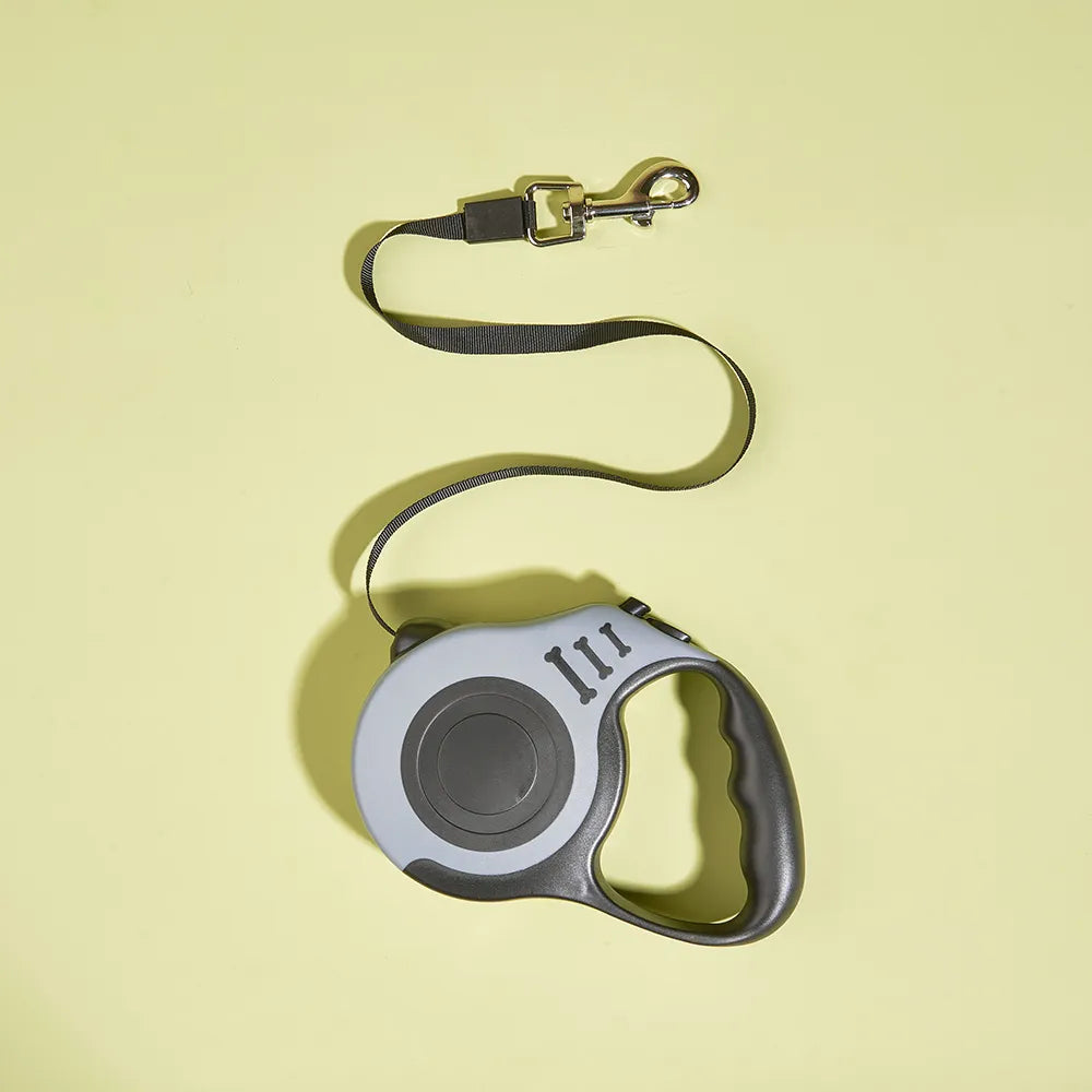 3M/5M Retractable Nylon Leash for Small Dogs & Cats – Durable, Tangle-Free for Walks & Adventures!