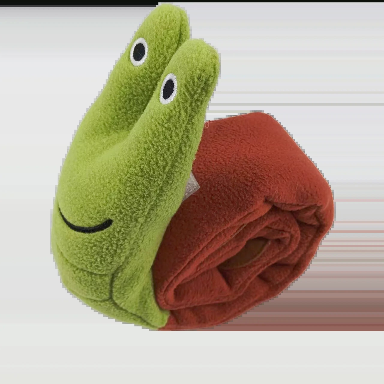 Snail Squeak Puzzle Toy – Plush, Durable & Foldable Fun for Dogs