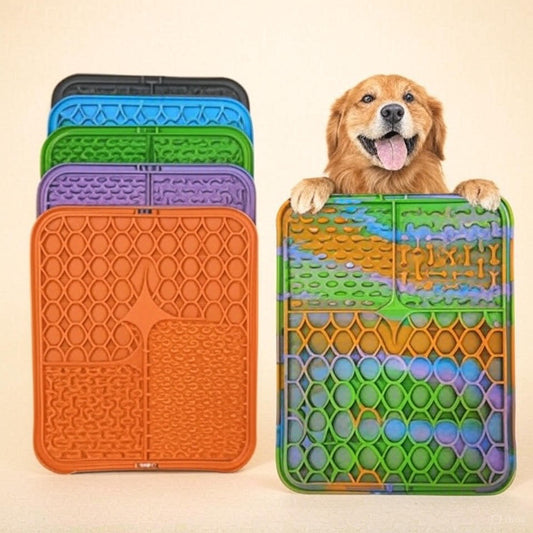"Soothing Lick Mat – Silicone Plate for Calm Bathing & Smart Feeding