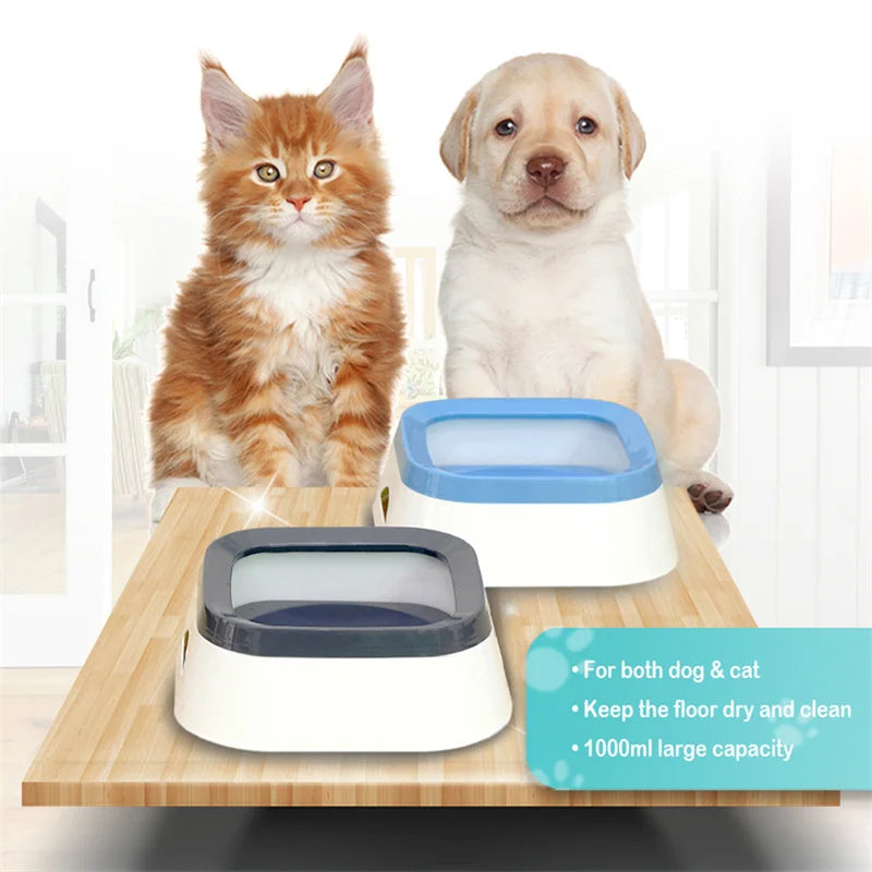 No-Splash Drinking Bowl – Large Capacity, Mess-Free Waterer for Pets