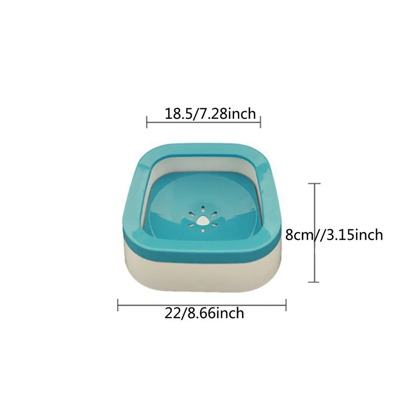 No-Splash Drinking Bowl – Large Capacity, Mess-Free Waterer for Pets