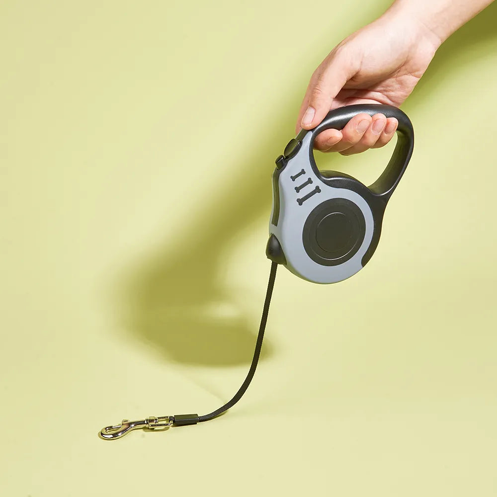 3M/5M Retractable Nylon Leash for Small Dogs & Cats – Durable, Tangle-Free for Walks & Adventures!