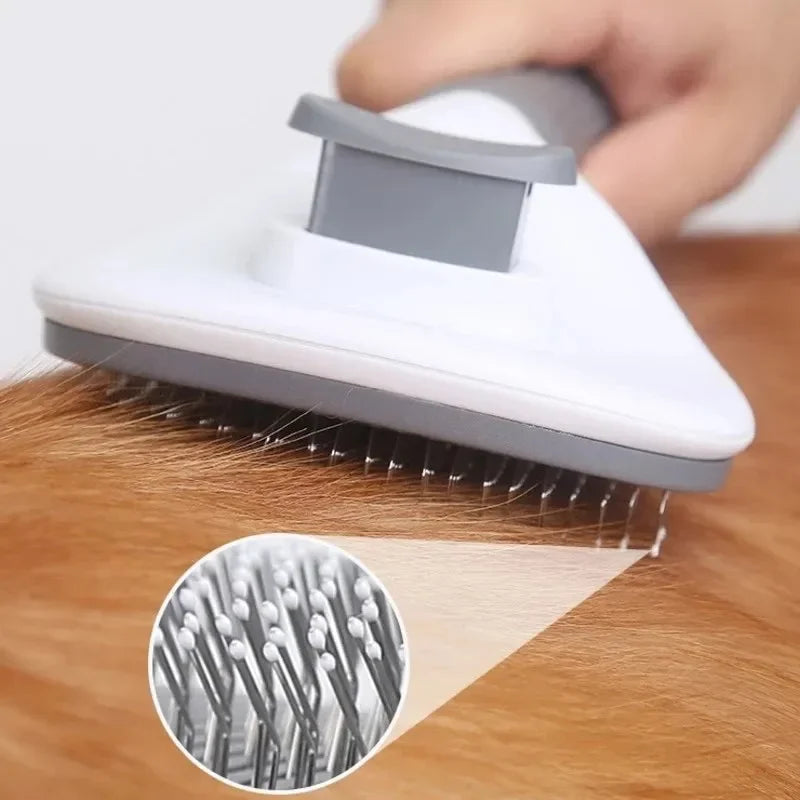 Self-Cleaning Grooming Brush – Tangle-Free Comfort for Dogs & Cats